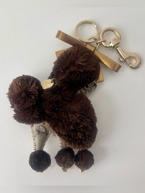 GUCCI GG Supreme Monogram Lulu French Poodle Key Ring/Bag Charm